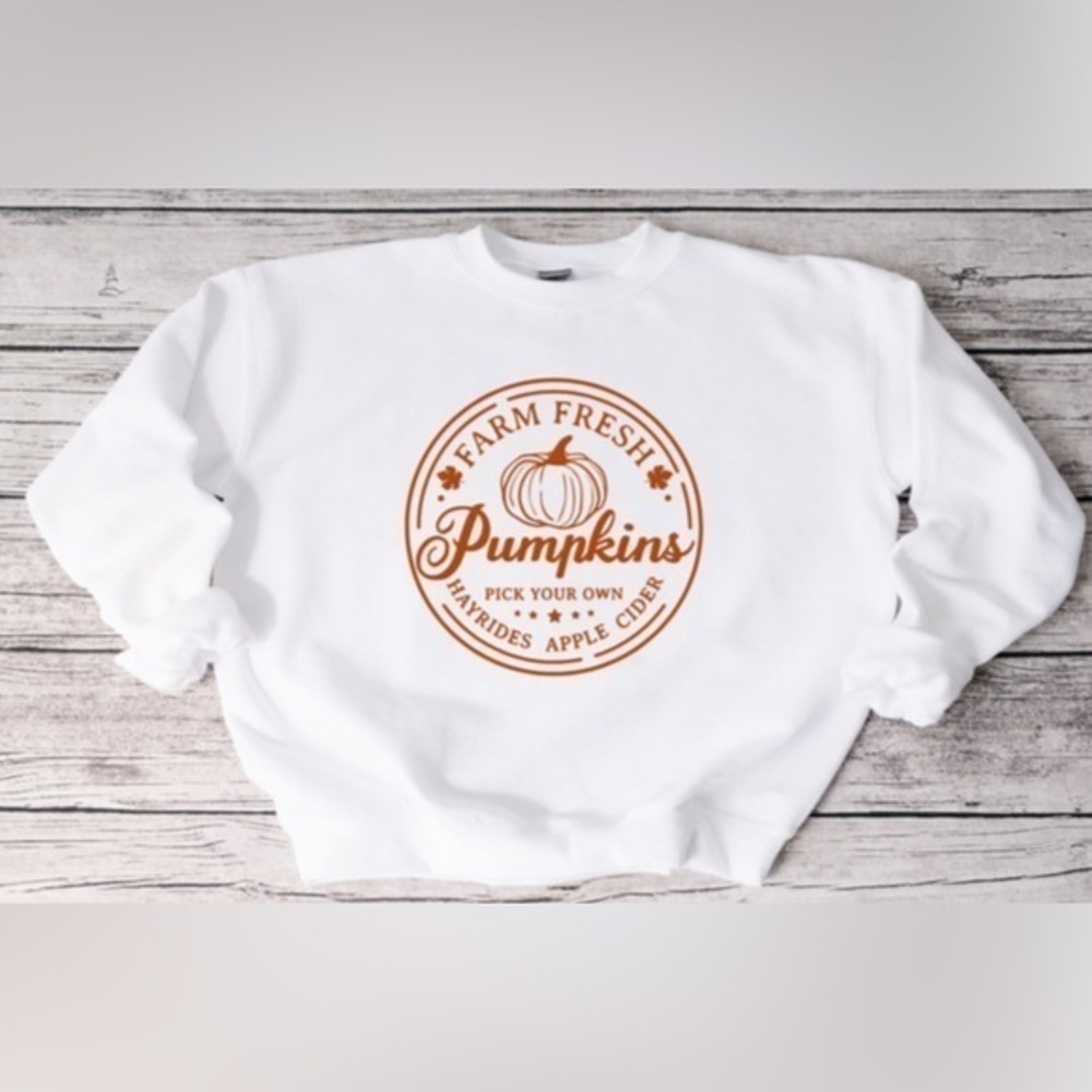 Farm Fresh Pumpkins Crewneck